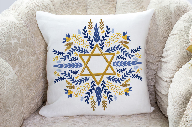 hanukkah-symbols-vector-clipart-jewish-holiday-sublimation