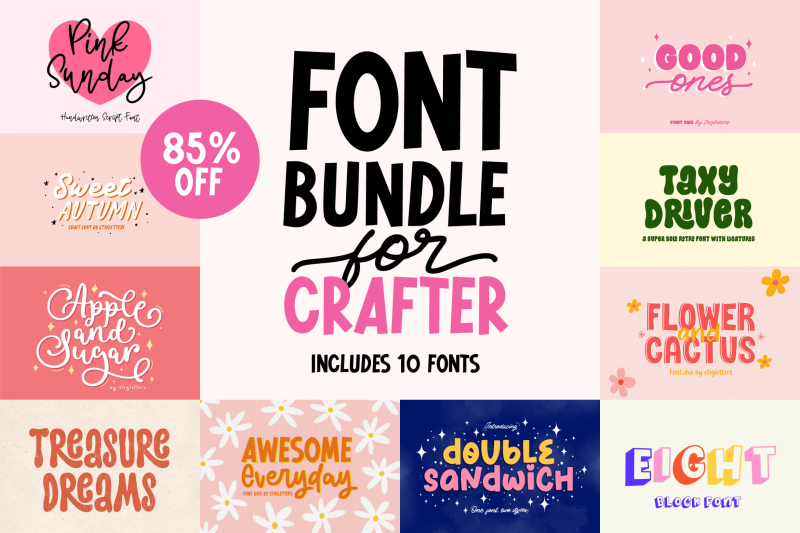 font-bundle-for-crafter-sale