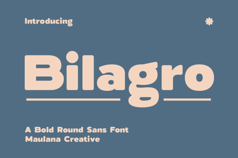 bilagro-bold-round-sans-font