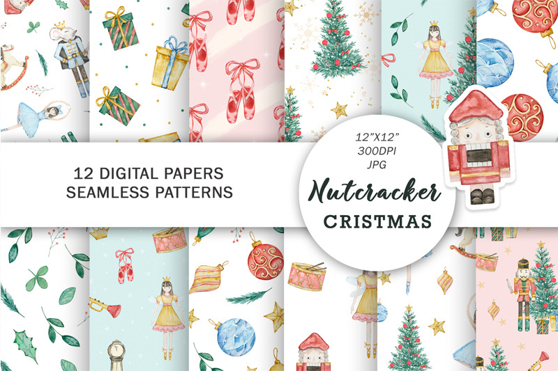 christmas-nutcracker-digital-paper