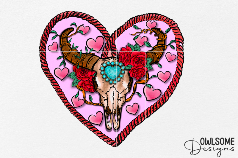 buffalo-skull-heart-valentine-png