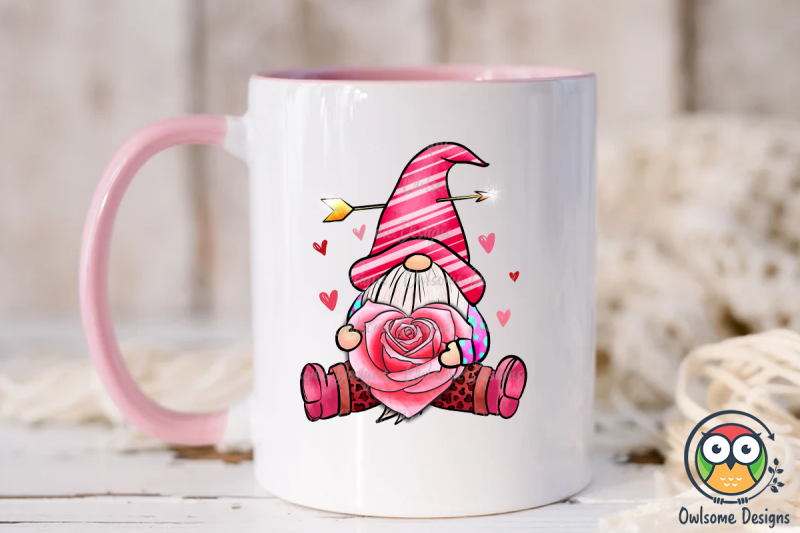 gnome-valentine-sublimation-png-design