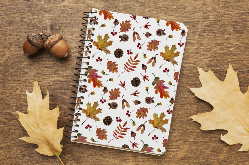 watercolor-autumn-seamless-patterns-fall-digital-paper-png