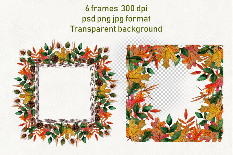 autumn-watercolor-frames-and-wreaths-clipart-fall-mood