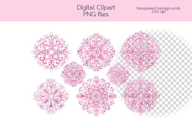 pink-snowflakes-clipart-png-files