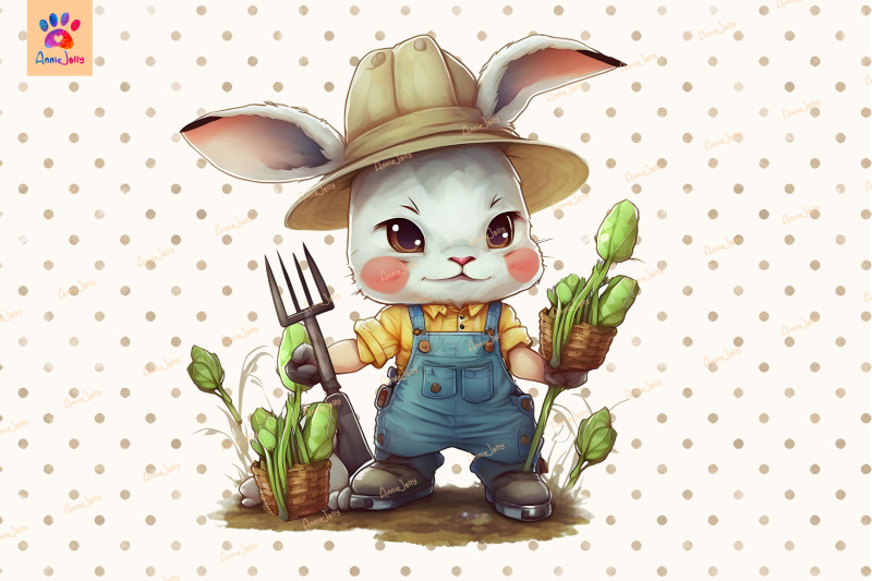 gardener-bunny-cute-animal-lover
