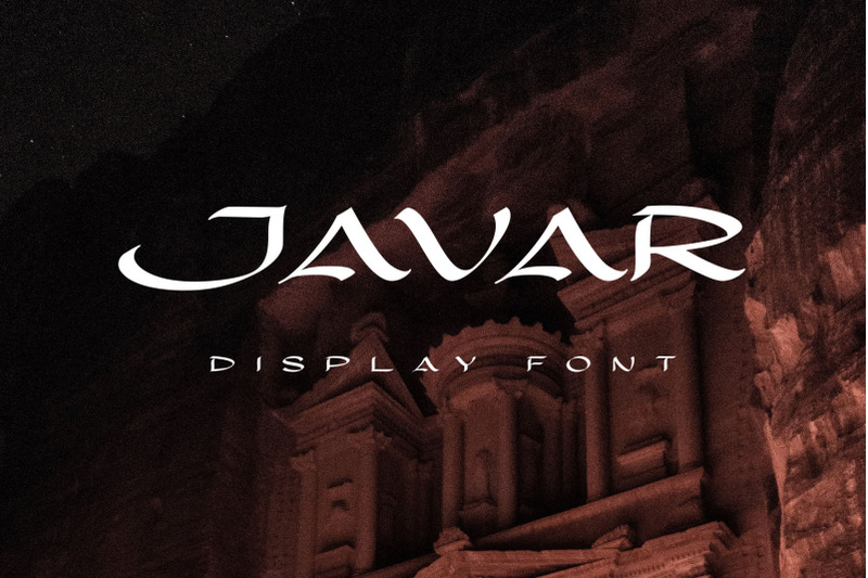 javar-display-font