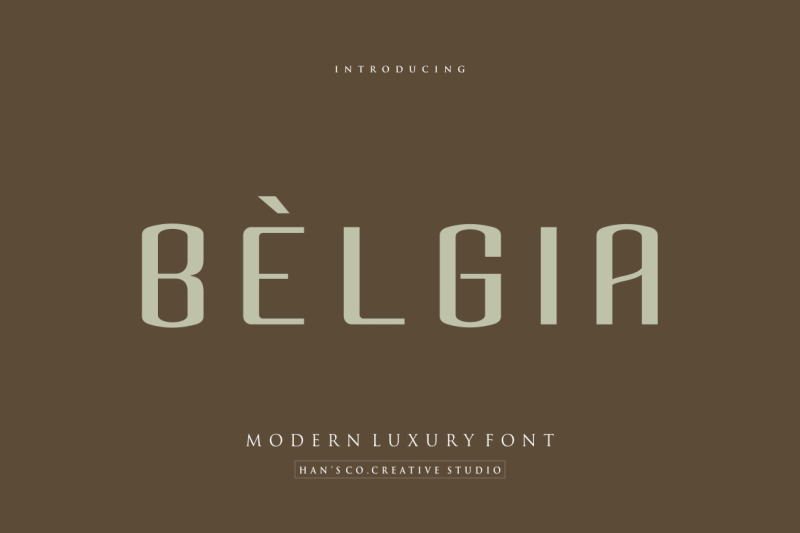 belgia-font