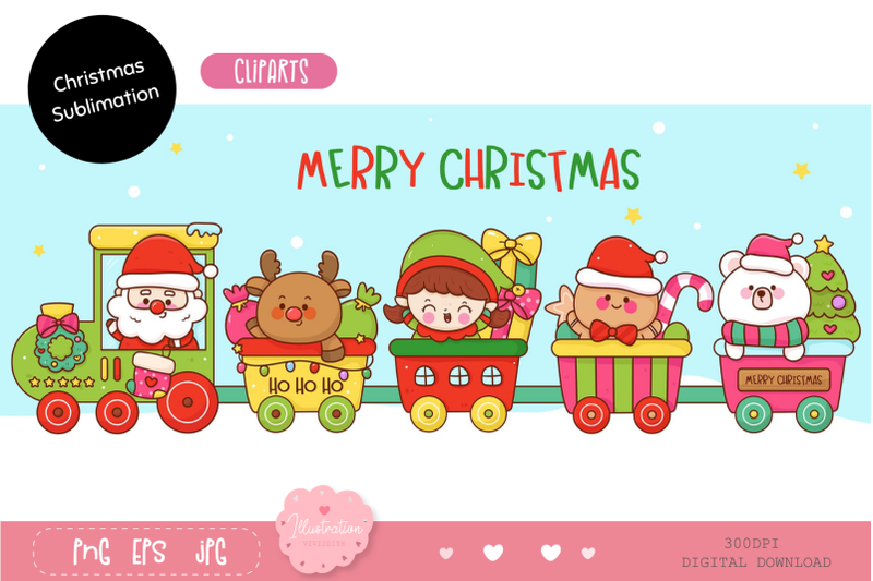 christmas-train-kawaii-clipart-christmas-sublimation-santa