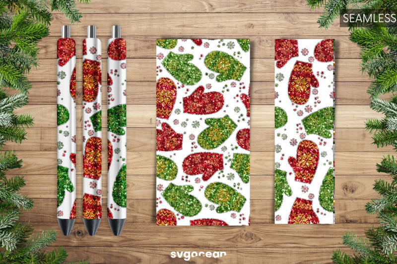 christmas-glitter-pen-wraps-bundle-png-sublimation