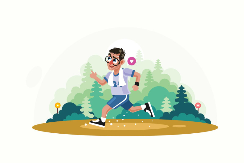 young-man-jogging-in-park-vector-illustration