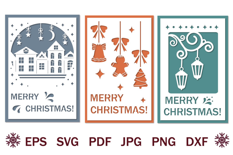 bundle-of-papercut-christmas-cards-svg-holiday-template