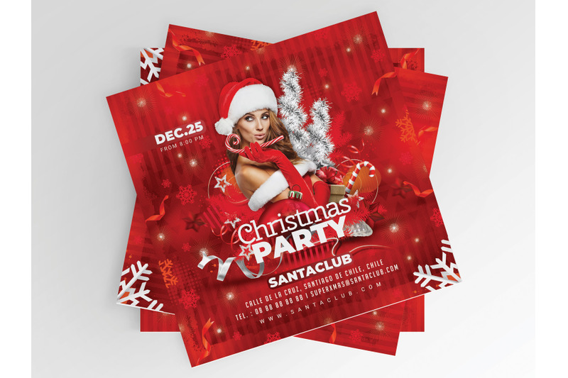themed-christmas-party-flyer