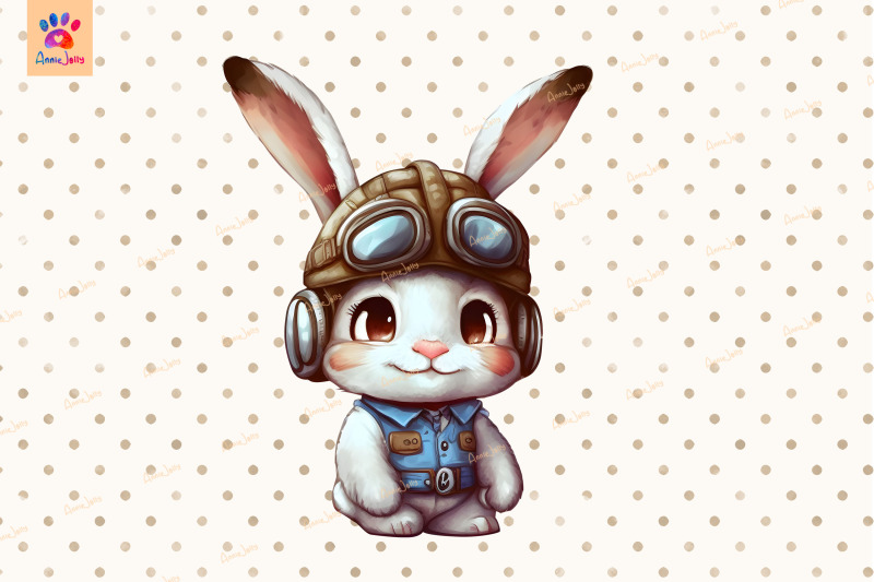 pilot-bunny-cute-animal-lover