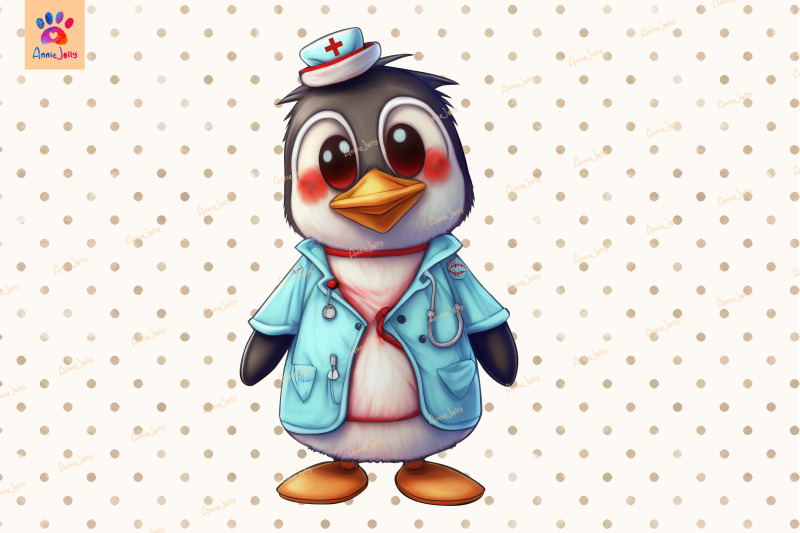 nurse-penguin-clipart-animal-lover