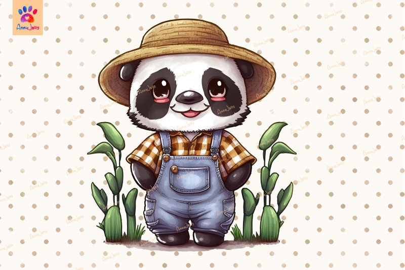 farmer-panda-clipart-animal-lover