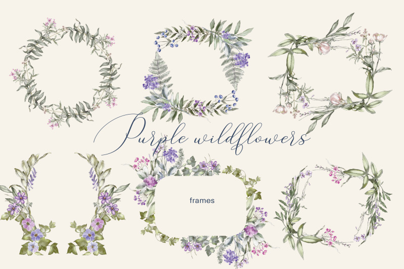 watercolor-wildflower-clipart-collection