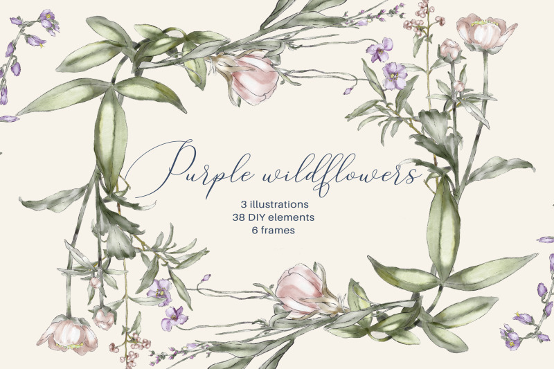 watercolor-wildflower-clipart-collection