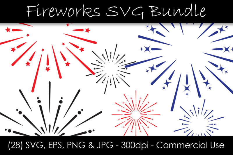 fireworks-svg-clipart-bundle