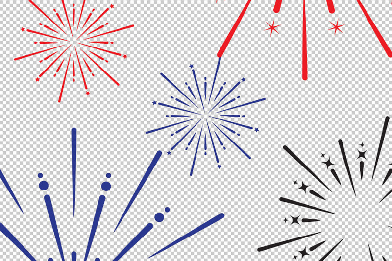 fireworks-svg-clipart-bundle