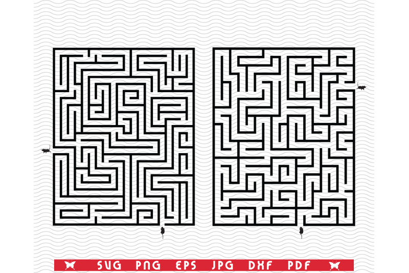 svg-black-rectangular-mazes-game