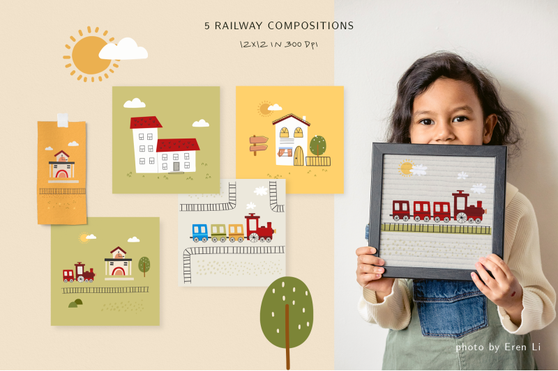 kids-railway-cartoon-train-railway-track-patterns-cliparts