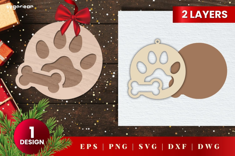 laser-cut-dog-christmas-ornament-svg-3d-layered-glowforge