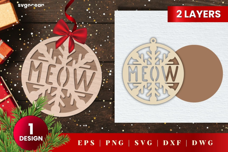 laser-cut-cat-christmas-ornament-svg-3d-layered-glowforge