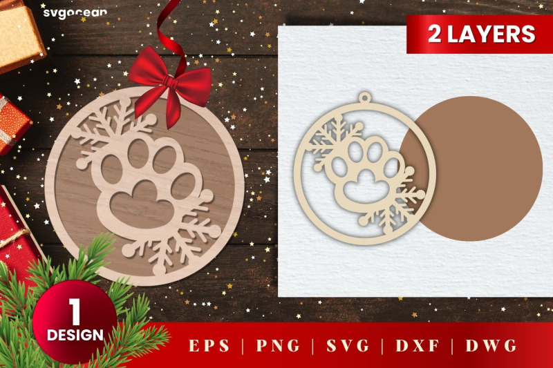 laser-cut-cat-christmas-ornament-svg-3d-layered-glowforge