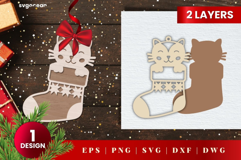 laser-cut-cat-christmas-ornament-svg-3d-layered-glowforge