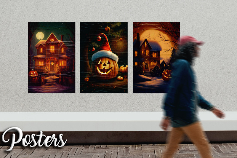 christmas-pumpkins-backgrounds-bundle