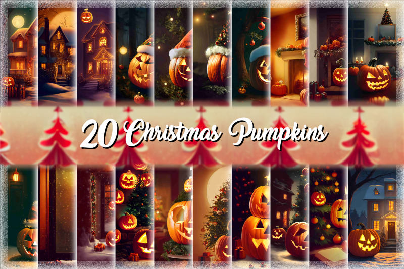 christmas-pumpkins-backgrounds-bundle