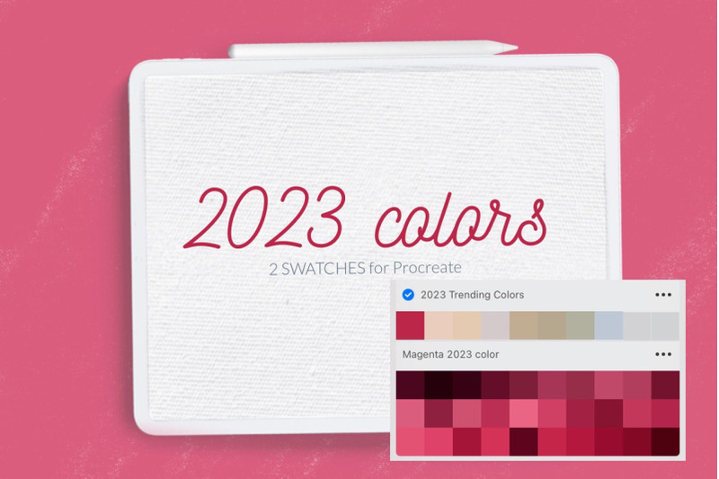 2023-trending-color-palette-for-procreate