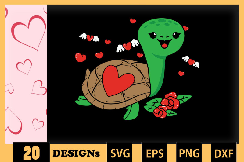 cute-turtle-animai-valentine-svg