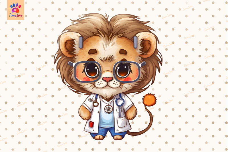 doctor-lion-clipart-animal-lover