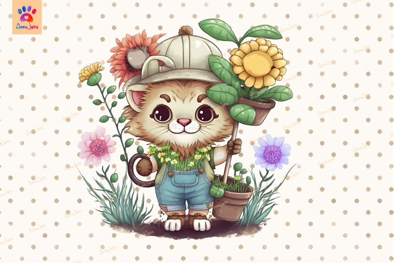 gardener-lion-clipart-animal-lover