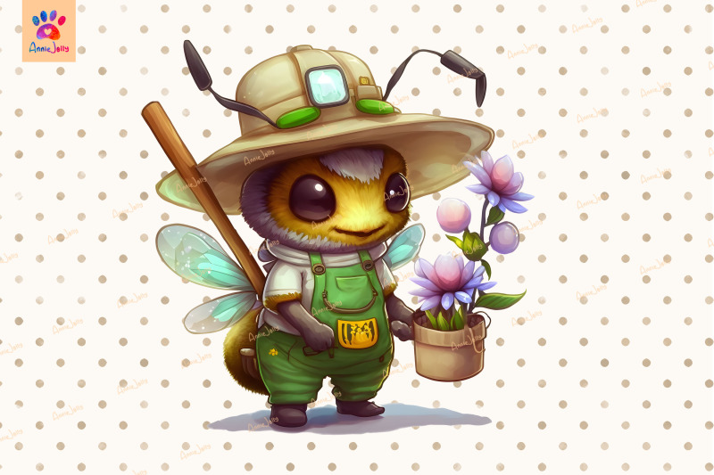 gardener-bee-clipart-animal-lover
