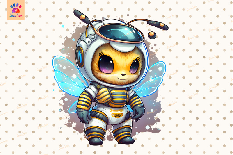 astronaut-bee-clipart-animal-lover