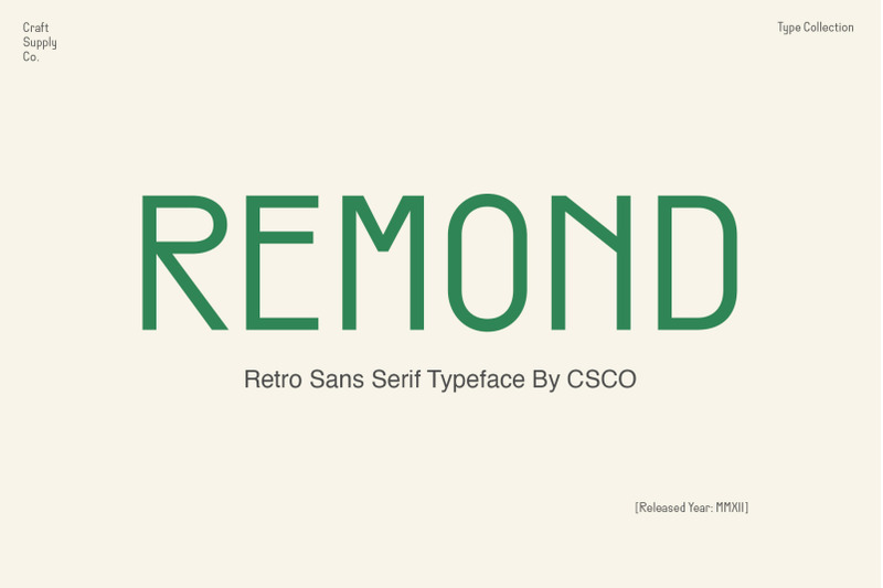 remond-retro-sans-serif-typeface