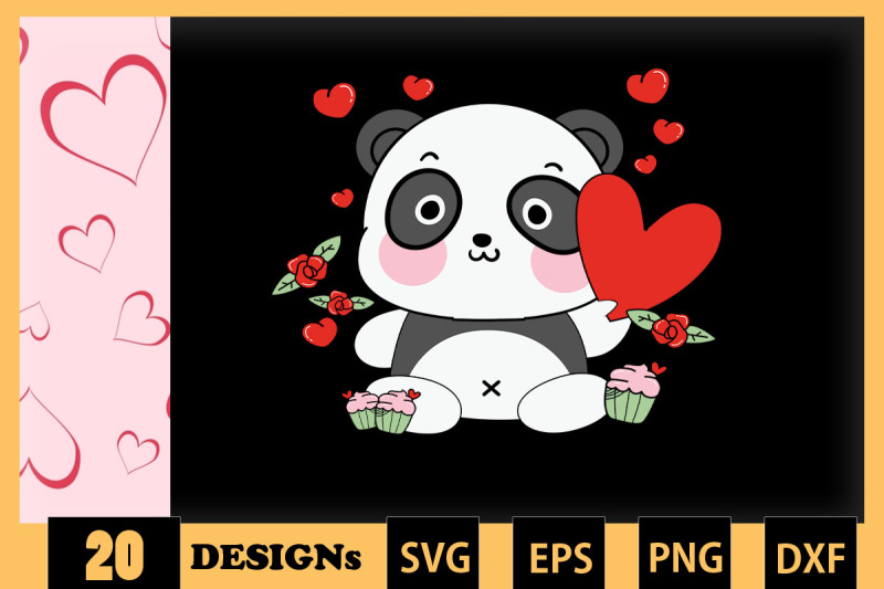 cute-panda-animai-valentine-svg