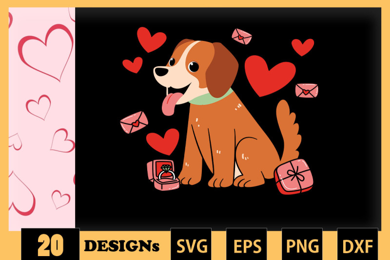 cute-dog-animai-valentine-svg