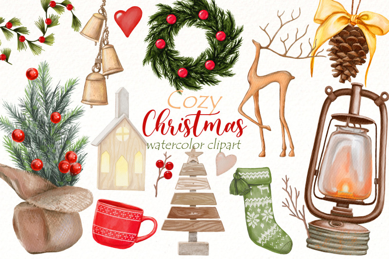 watercolor-christmas-clipart-cozy-winter-holiday-clip-art
