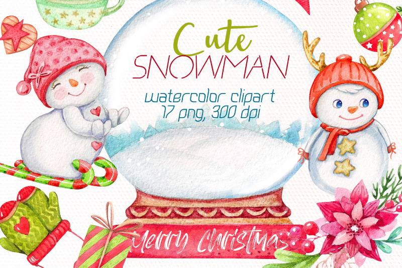 christmas-snowman-watercolor-clipart-winter-holiday-png