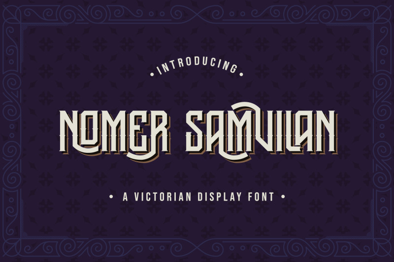 nomer-samvilan-victorian-display-font