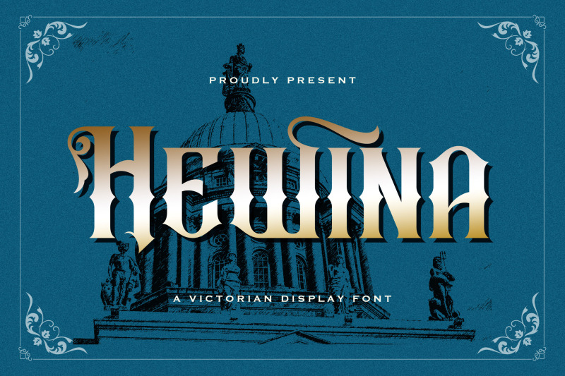 hewina-victorian-display-font