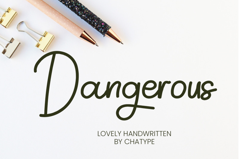 dangerous-script-font