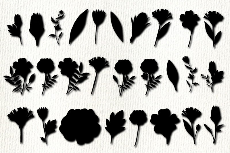 39-hand-drawn-flower-silhouette-bundle