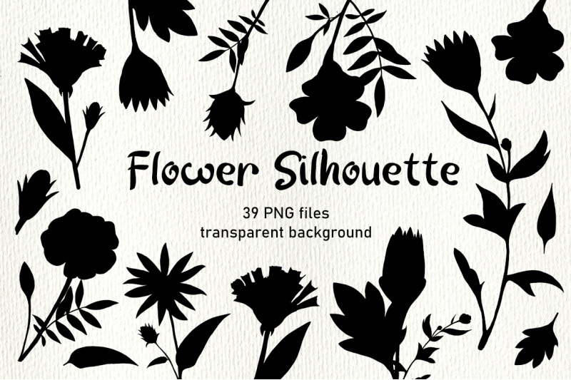 39-hand-drawn-flower-silhouette-bundle