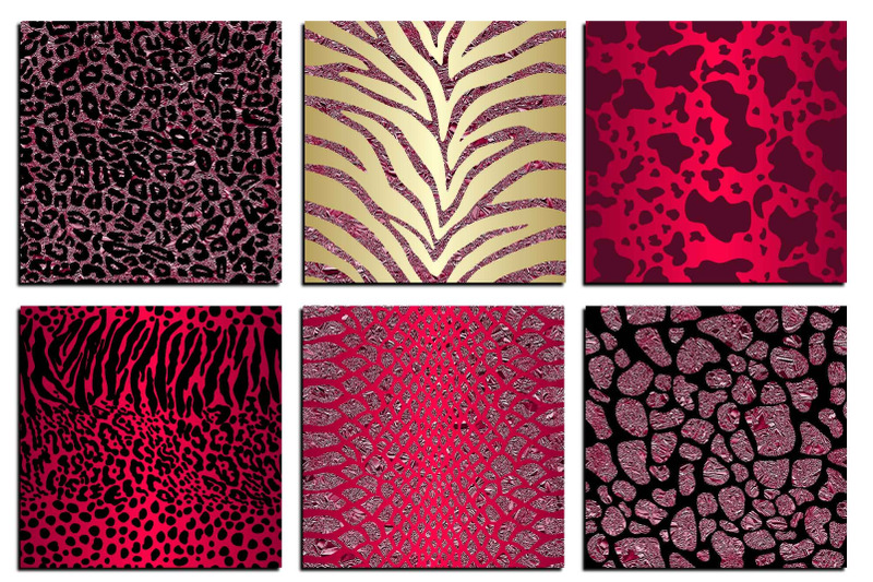 burgundy-safari-animal-print-seamless-digital-paper