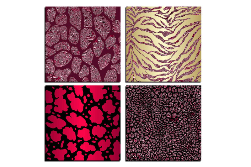 burgundy-safari-animal-print-seamless-digital-paper